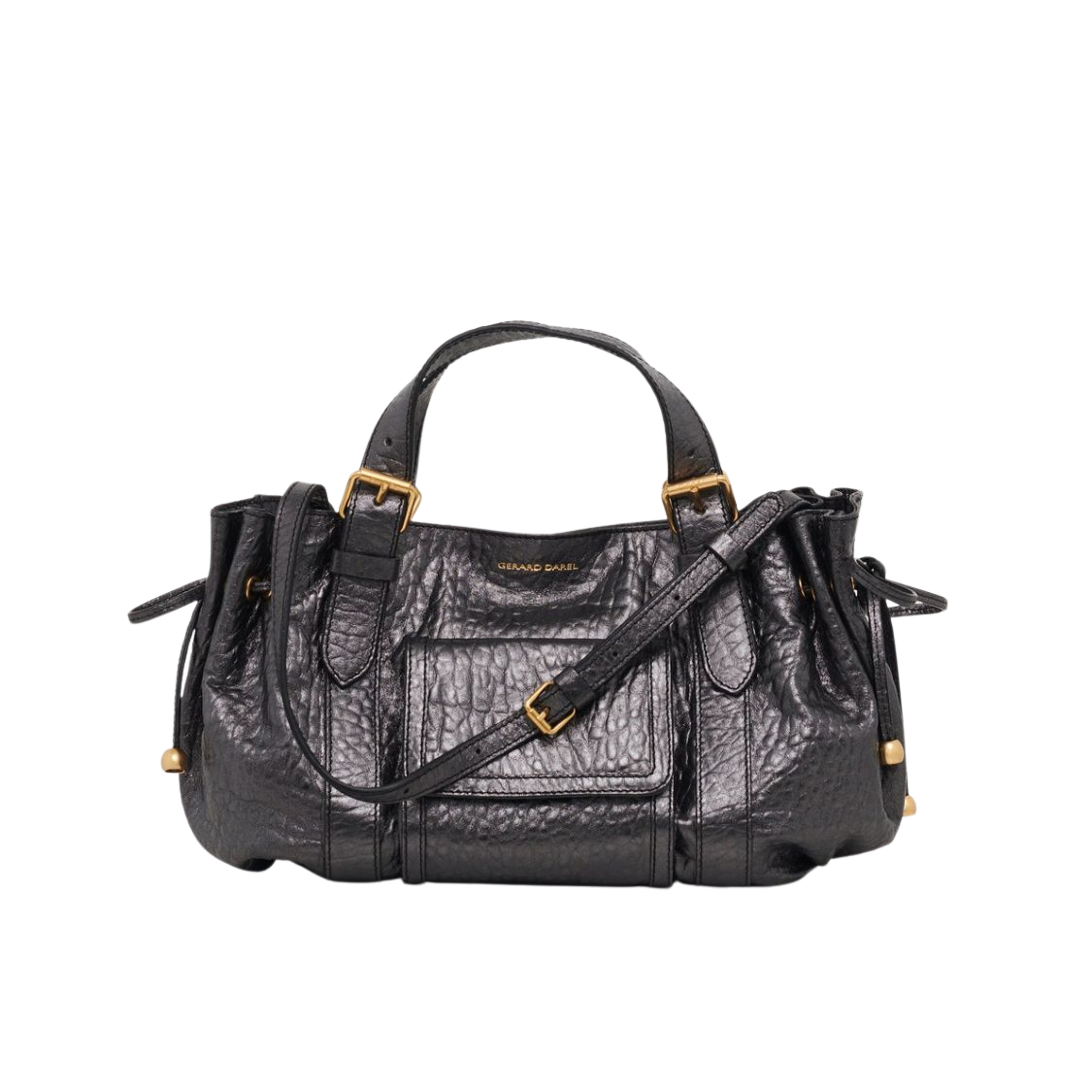 Sac à main en cuir bubble métallisé - 18H