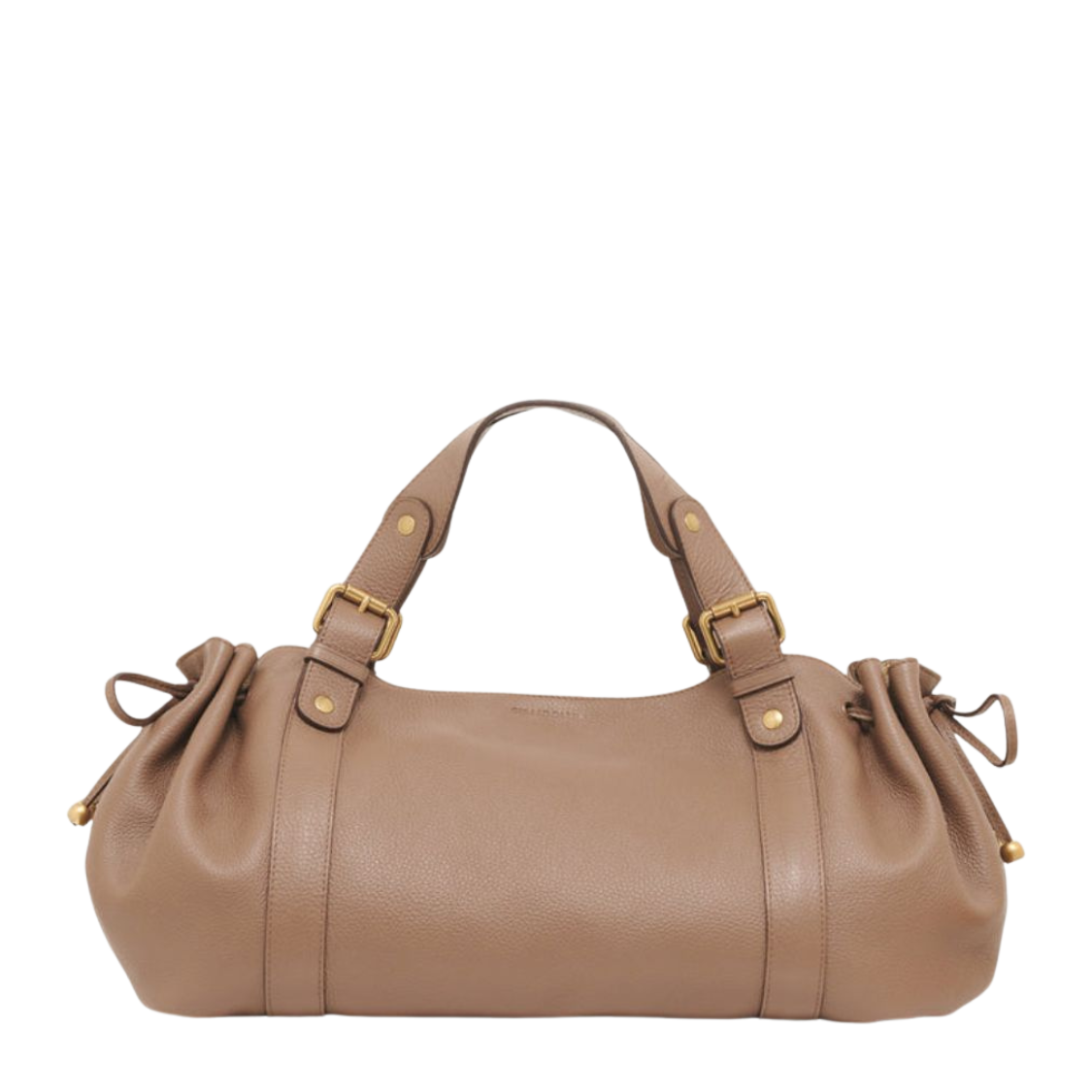 Sac à main en cuir grainé intérieur métallisé - 24H